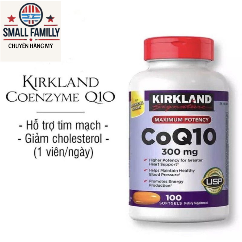 Viên uống CoQ10 300mg Kirkland 💯 viên