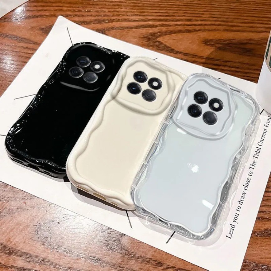 Ốp Mềm TPU Sóng Trong Suốt Cho Honor X7c Ốp Lưng Điện Thoại Honor X7c 4G Honor 200 Smart ALT-NX1 Vỏ 