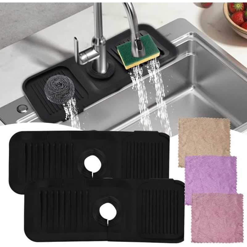 Vòi Silicon 14.6 in Splash, Bồn Rửa Nhà Bếp Splash Guard, Vòi Splash Guard, Vòi Silicon Thảm Cho Phò