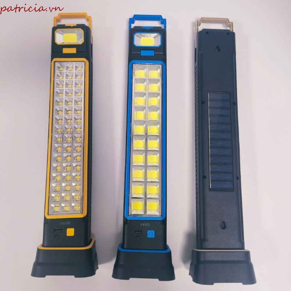 Đèn di động HTGHTG, Đế sạc USB Đèn chạy bằng năng lượng mặt trời, Đèn pin LED COB đa chức năng LED S