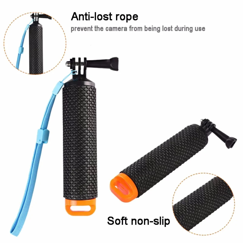 Phao Tay Cầm Cho Gậy Monopod, Chân Máy, Tương Thích Insta360 Go Ultra / X5 / X4 / X3 / ACE Pro 2 / G