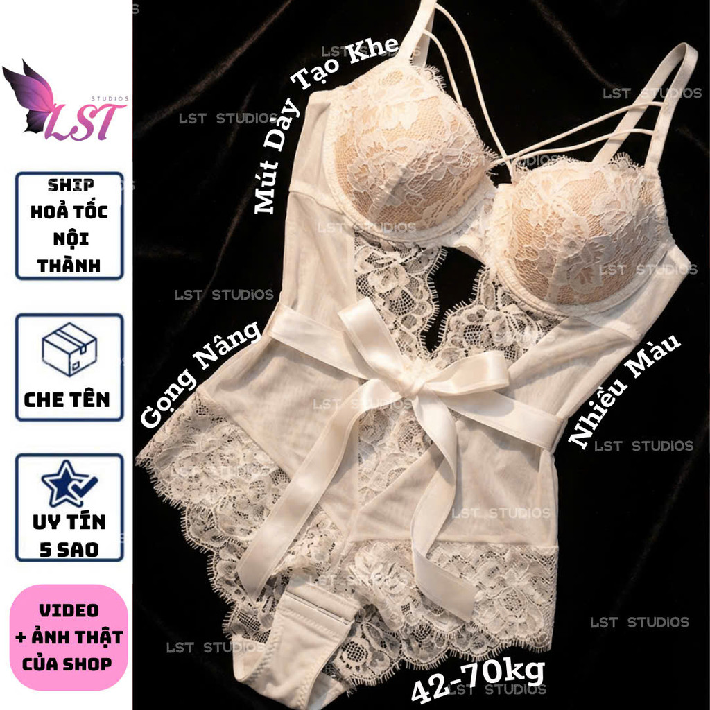 Z6612 [ĐỒ LÓT GỢI CẢM PHONG CÁCH LIỀN THÂN SIÊU ĐỆM MÚT NÂNG QUẢ] Nội Y Ren Kèm Đai Eo Điểm Nhấn Quyến Rũ NHIỀU MÀU SEXY | BigBuy360 - bigbuy360.vn