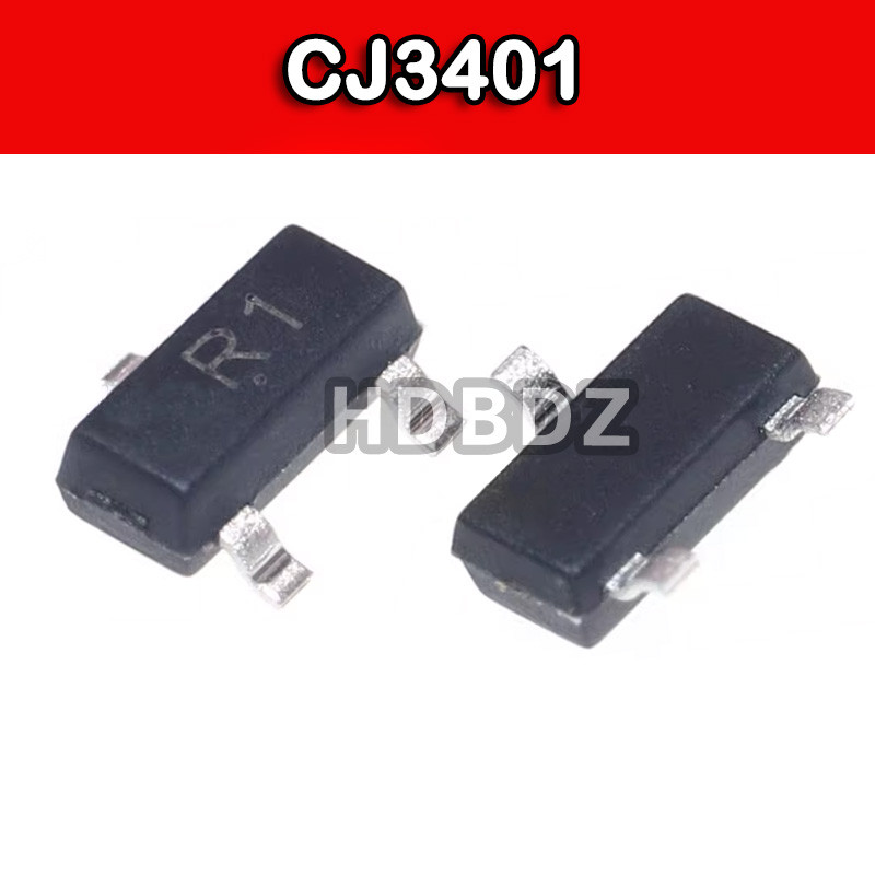 20~50PCS CJ3401 R1 SOT-23 P  -30V/-4.2A  MOSFET  Ống hiệu ứng trường IC SMD