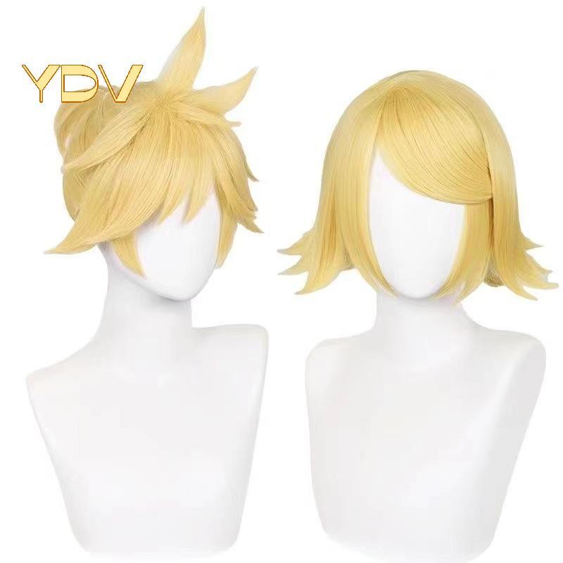 [YDV] Anime Kagamine Rin Cosplay Tóc Giả Đảng Anime Kagamine Rin Cosplay Tóc Giả Tổng Hợp Chịu Nhiệt