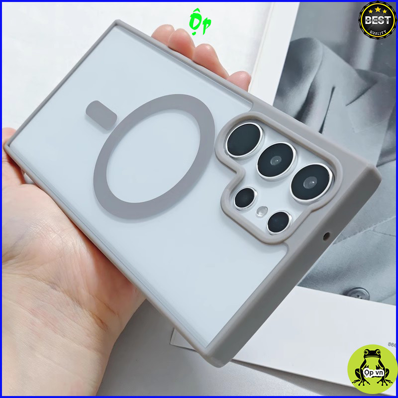 Ốp Lưng từ tính Macaron Samsung S25, Samsung S25 Ultra, Samsung S25+ ... chất liệu tpu pc cao cấp