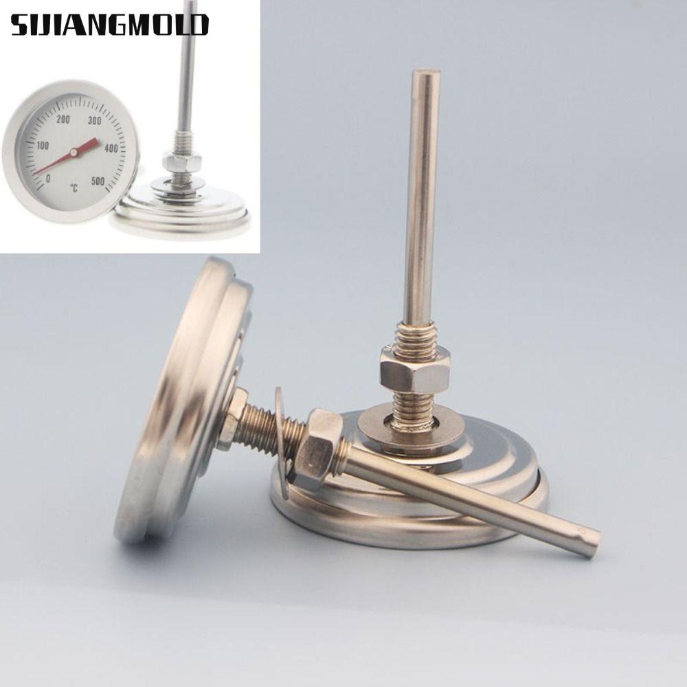 Đồng hồ đo nhiệt kế BBQ SIJIANGMOLD 0-500°C Đồng hồ đo nhiệt độ bằng thép không gỉ