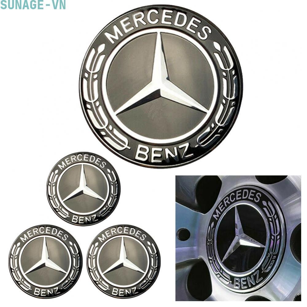 【SUNAGE】Wheel Hub Cap Emblem For Mercedes Benz Hub Parts Replaces Wheel 4pcs Alloy【HOT Fashion】