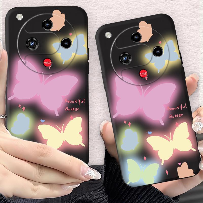 Ốp Lưng Cho ZTE Nubia RedMagic 10 Air Nubia Z70S Ultra Nubia Focus 2 Rỗng Ra Bướm Vỏ Điện Thoại ZTE 