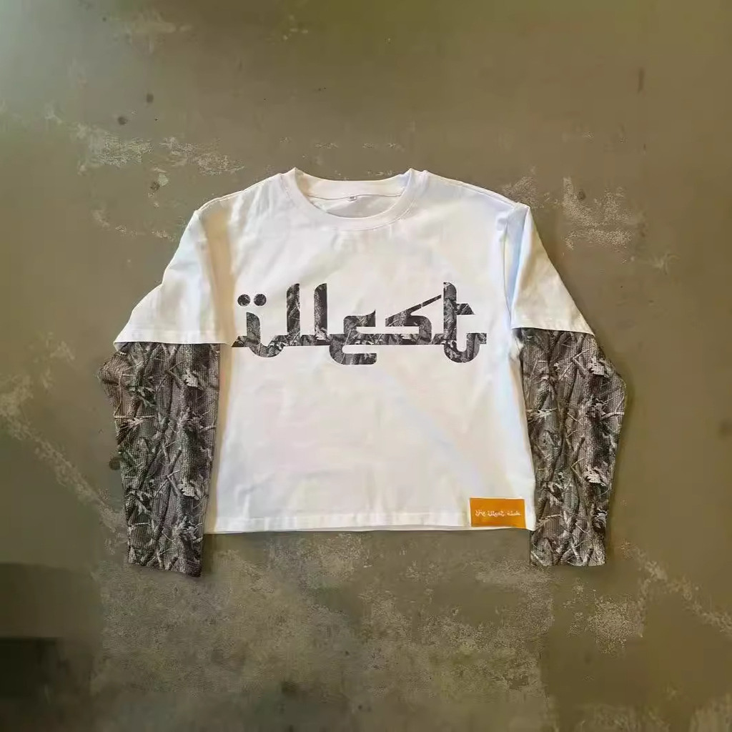 Áo Thun Nam Dài Tay In Hình,Style Thời Trang Đường Phố Y2K