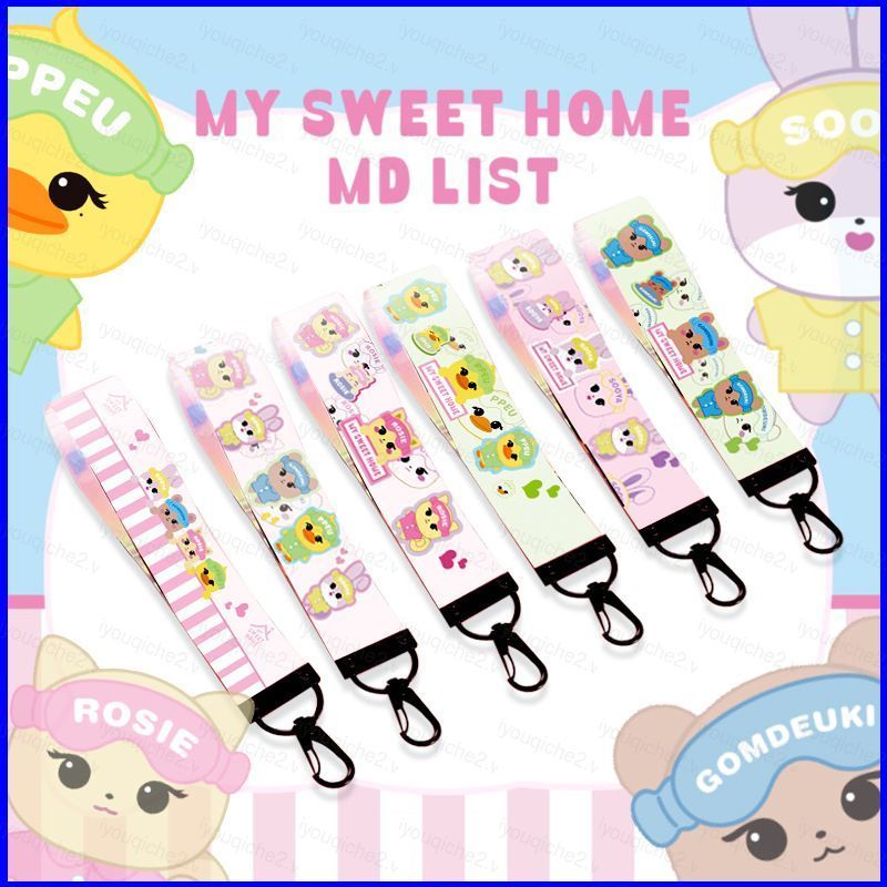 SV BLACKPINK Phim Hoạt Hình Mặt Dây Chuyền Quà Tặng Cho Bé Gái Móc Khóa THẾ GIỚI MD MY SWEET HOME JI