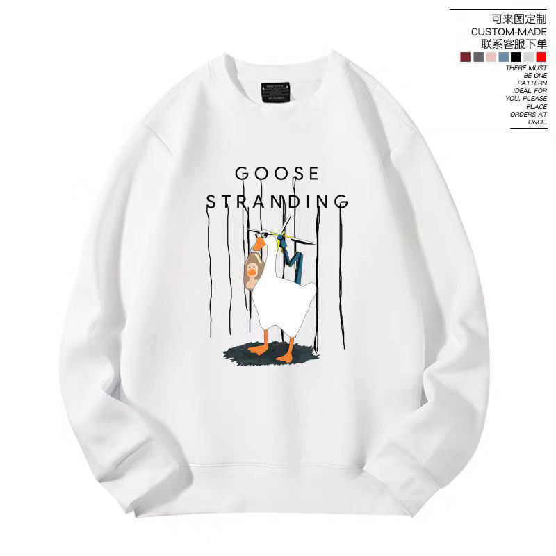 Áo nam nữ Death Stranking cổ tròn, hình in thu đông do Hideo Kojima thiết kế