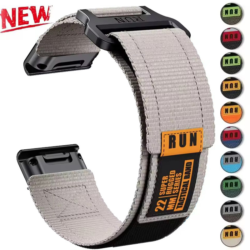 Dây Nylon cho dây đeo thể thao QuickFit cho Garmin Fenix E 8 8x 7 7X / 6 6X PRO / 5 5x puls / Epix P