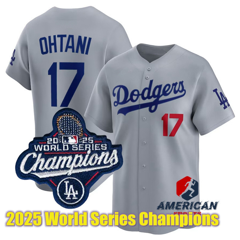 Nam 2025 World Series Champions Los Angeles Dodgers Shohei Ohtani White Home Baseball Jersey
