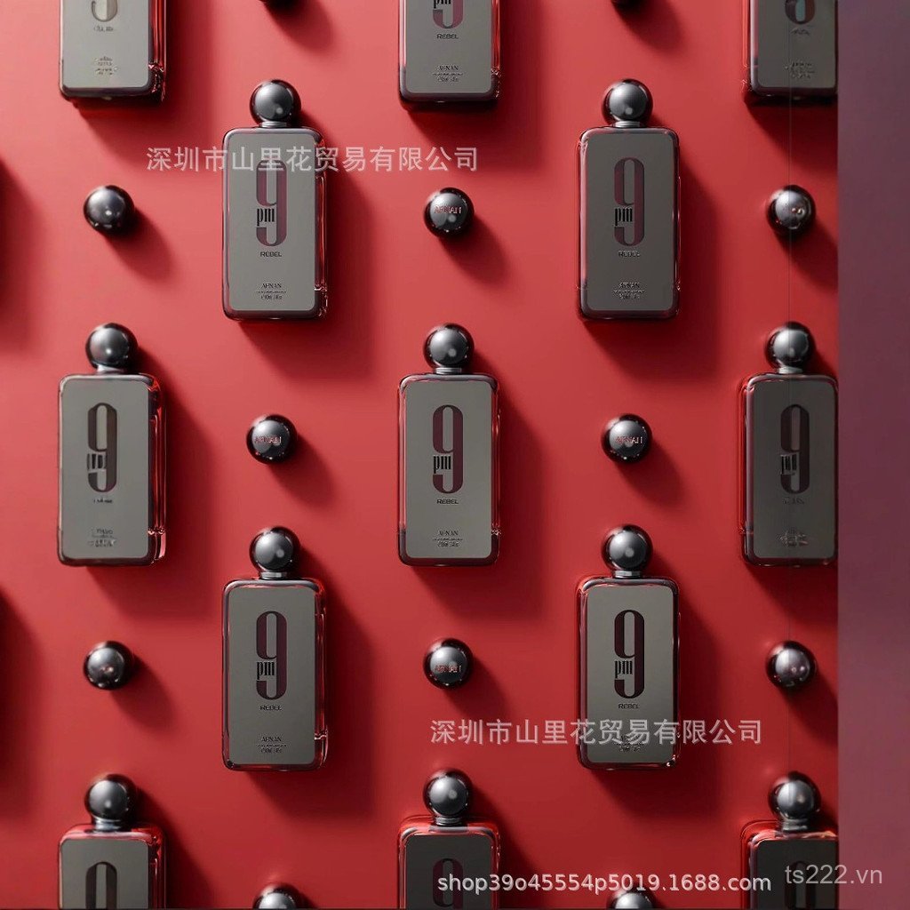 Xuyên Biên Giới Hot Sản Phẩm Afnan 9 PM Rebel Unisex Parfum Trung Đông Tiếng Ả Rập Số. Nước Hoa Nam 