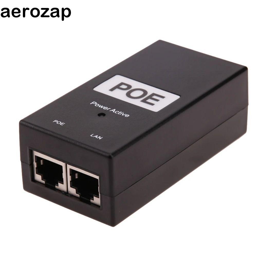 HOMESOGOOD POE Power Injector, Bộ nguồn POE tương thích 24V / 48V 0.5A, Thiết bị POE IEEE802.3af / t