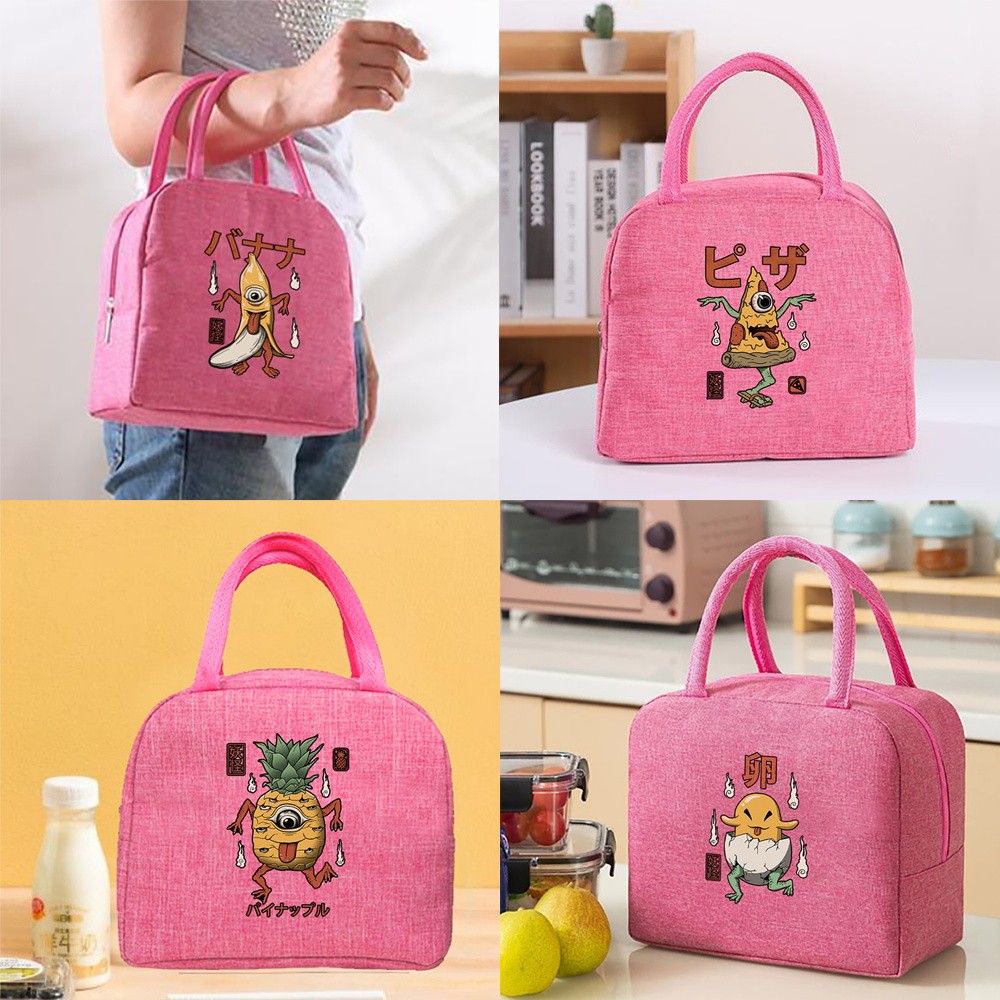 Outdoor picnic handbag lunch bag Leak-proof In stock Thickened Student portable lunch bag Insulated 