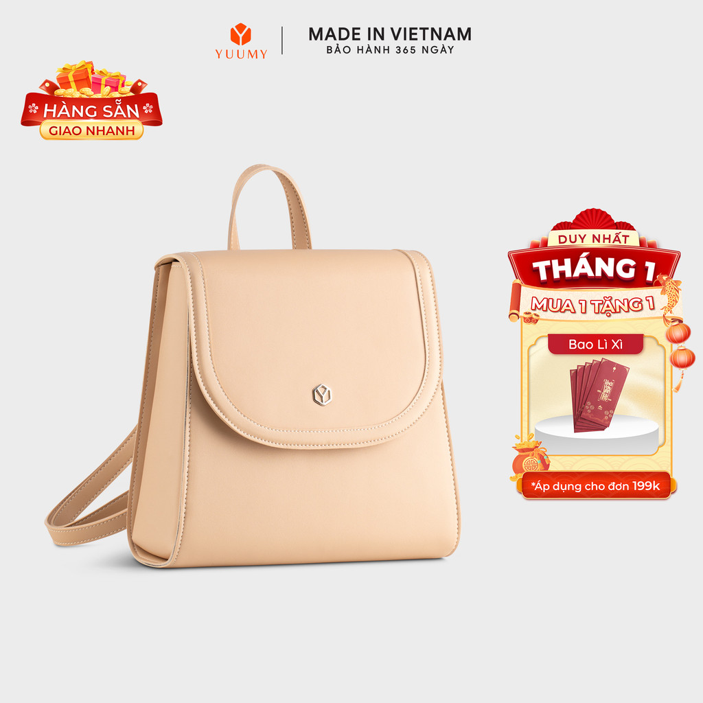 Balo Yuumy (Thời trang nữ phong cách trẻ trung - Balo da Seasand YBA96) Bagsmart