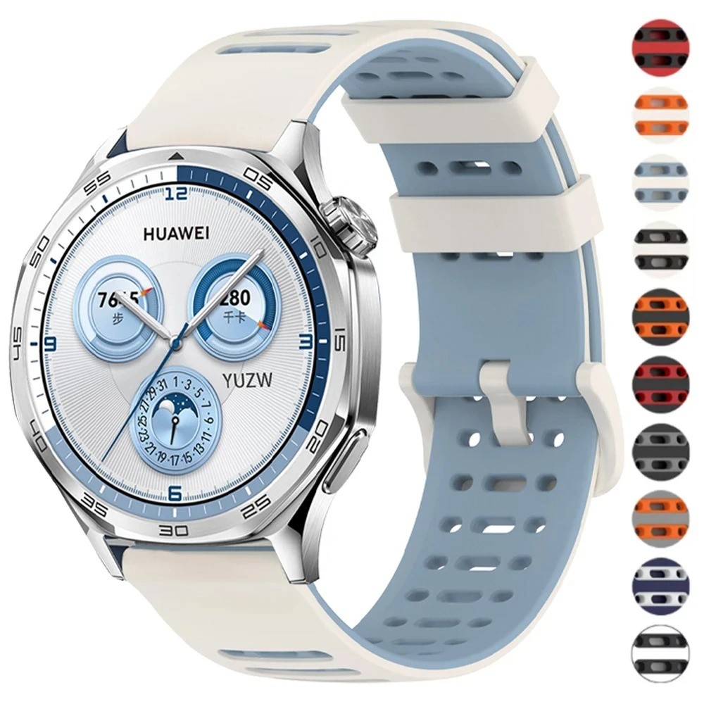 Dây đeo silicon thoáng khí 22mm cho HUAWEI WATCH 6 GT6 5 Pro Dây đeo thay thế GT 4 3 SE 2 Pro 46mm V