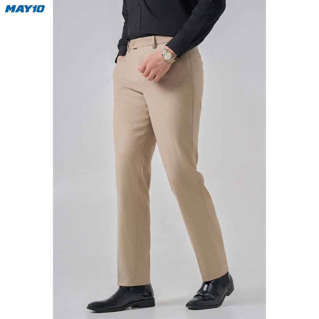 Quần âu nam không ly May 10 mã 020125253KL VG098