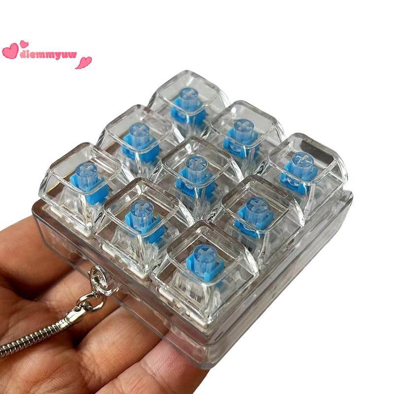 4/9 phím Bàn phím cơ khí trục Tester Led Bàn Phím Key đồ chơi