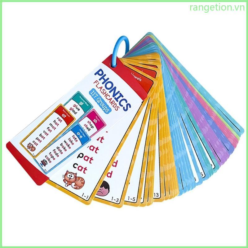 RAN Thiết Thực Phonics Flash Cards Flashcards Công Cụ Học Tập Cho Trẻ Em Luyện Tiếng Anh
