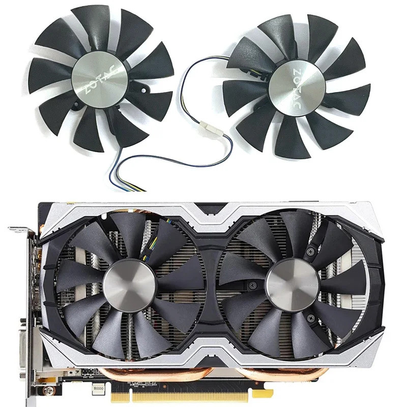 Mới 85MM 4PIN GFY09010E12SPA GTX1060 Quạt GPU cho Zotac GTX1060 6GB GTX 1070 Mini GPU Card Đồ Họa Qu