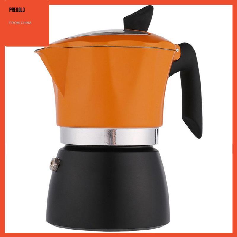 Moka Pot Espresso Cup Cam + Nhôm Đen Grosche No Milano Espresso Brewer Máy Pha Cà Phê Ý Cà Phê Moka 