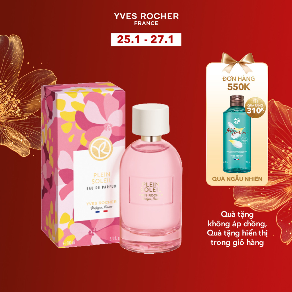 Nước hoa Pleines Natures Eau De Parfum Plein Soleil Spray 100ml