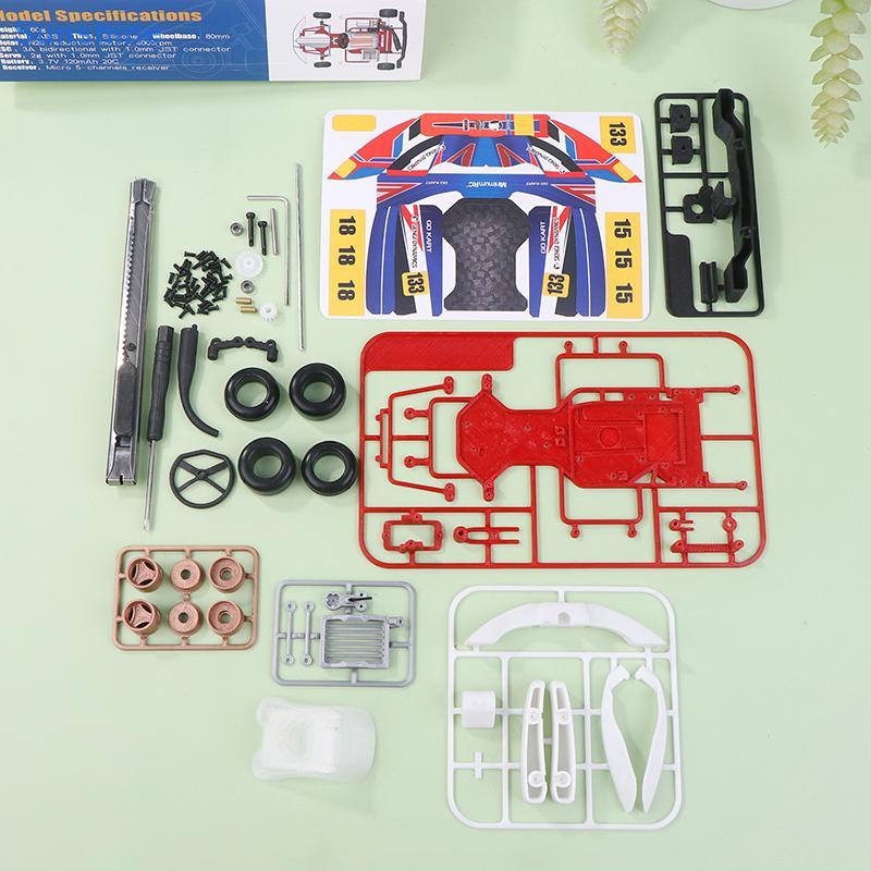 Sun RC Sengi Kart-80 Micro Scale RC Car Go Kart Kit PNP Chưa lắp ráp nhưng RC Pin RC Điều khiển từ x