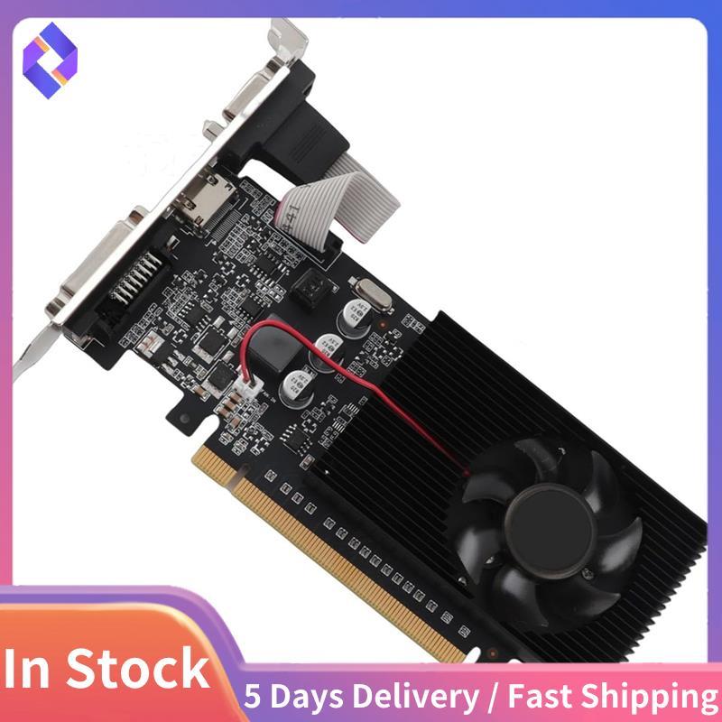 Card đồ họa GT210, DDR3 1GB 64bit Gaming PCIe 2.0 với cổng DVI VGA, Card đồ họa máy tính cho văn phò