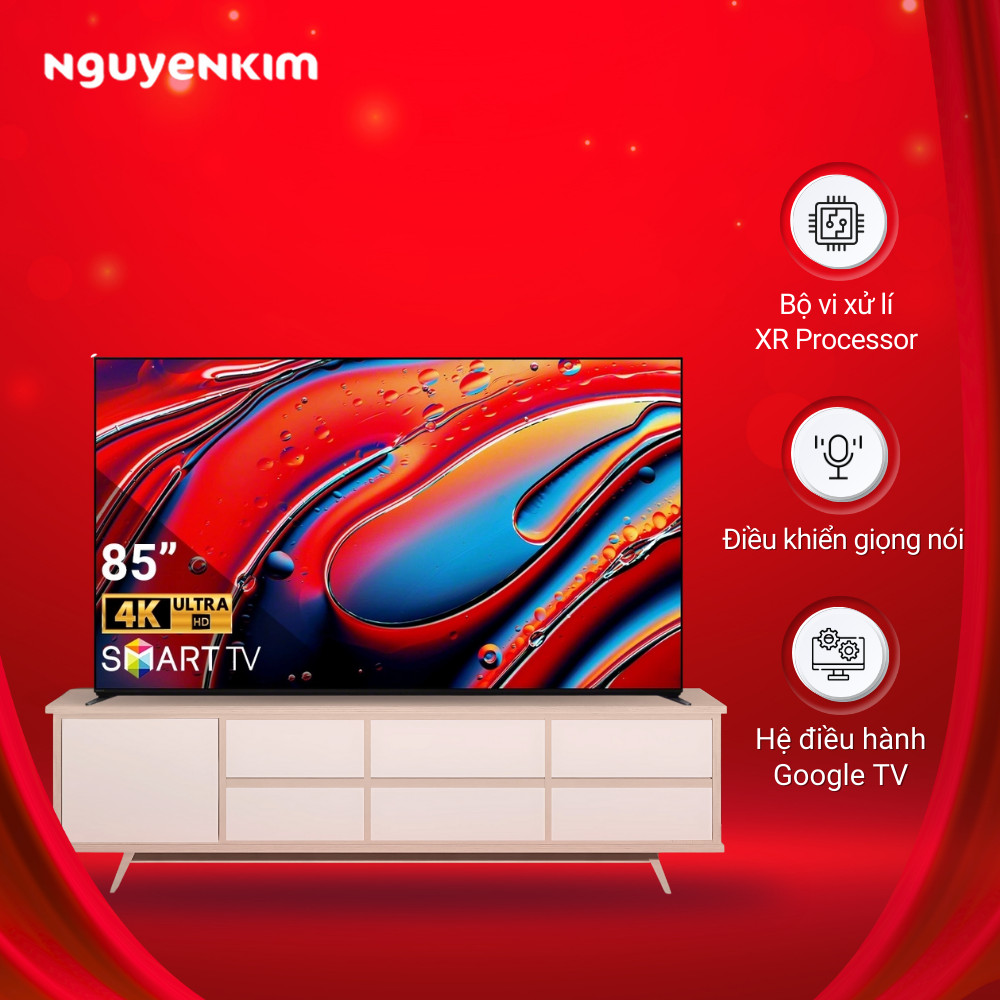 BRAVIA 9 Tivi Mini LED (QLED) Sony 85 inch K-85XR90