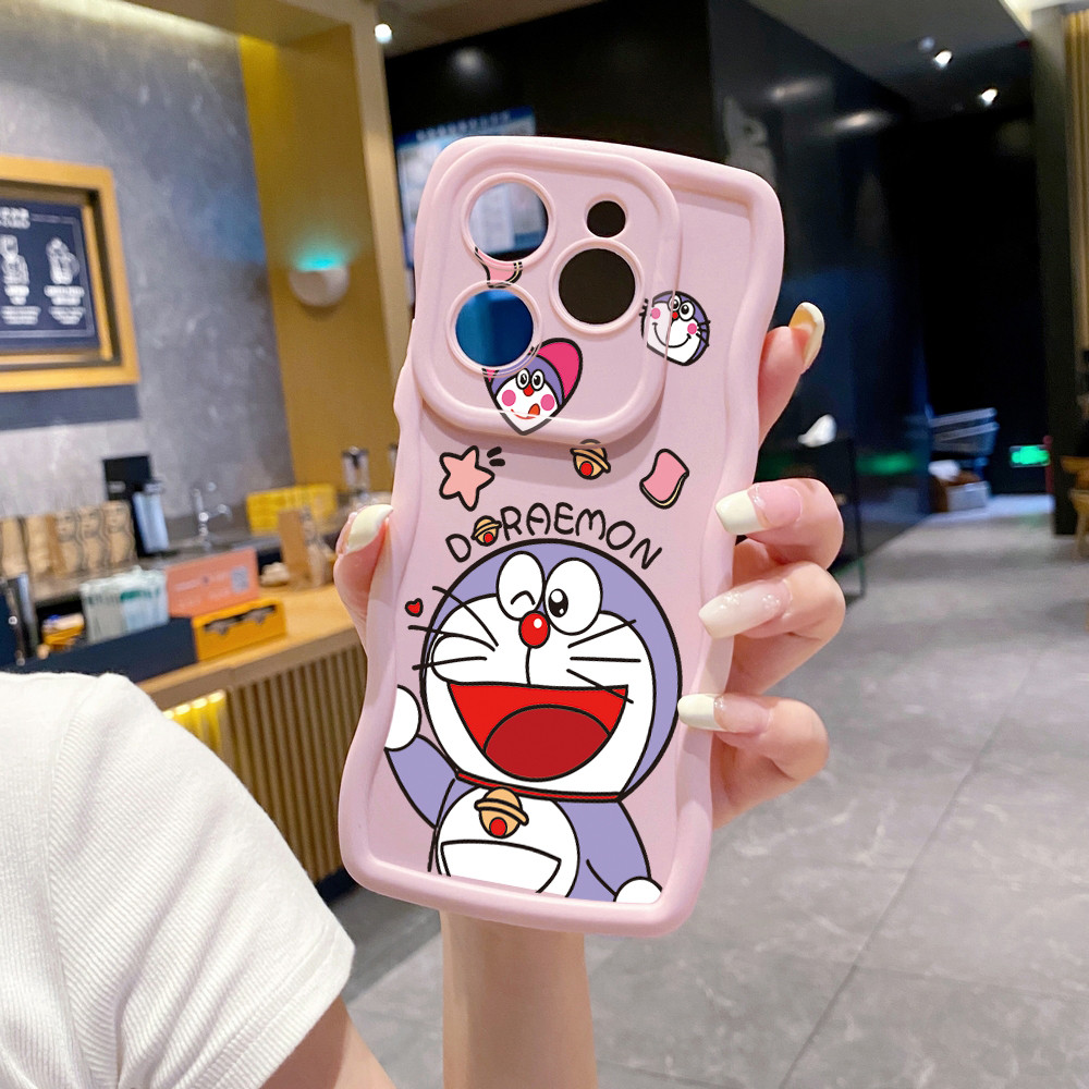 Tương thích với ITEL A70 A60 S23 Plus P40 A04 Vỏ sóng Doremon mát mẻ chống rơi XBL
