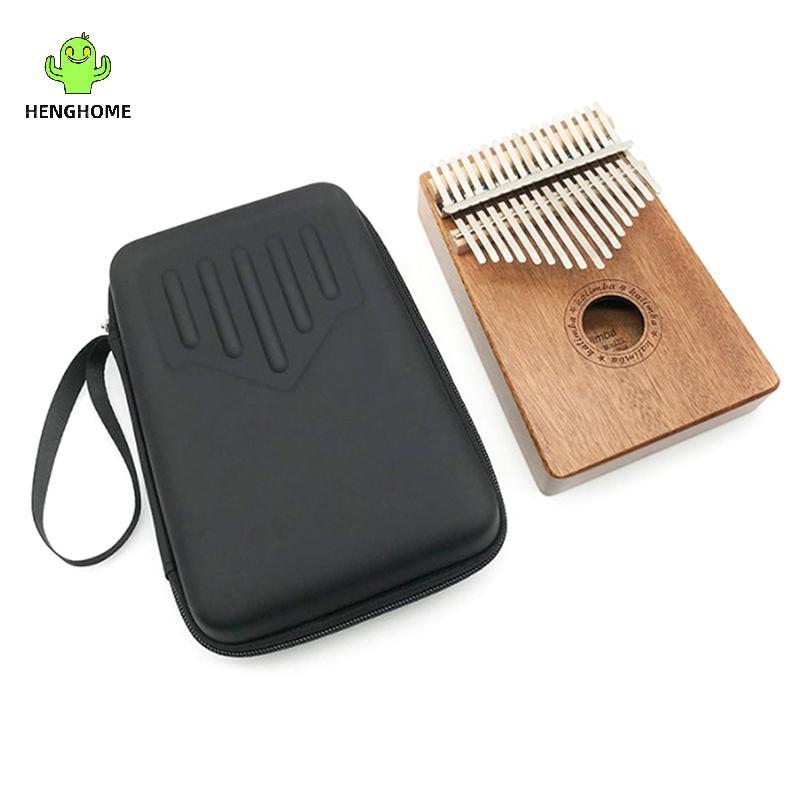 HENGHOME 17-Tone Kalimba Thumb Thiêned Kalimba Hộp đựng nhạc cụ Kalimba *