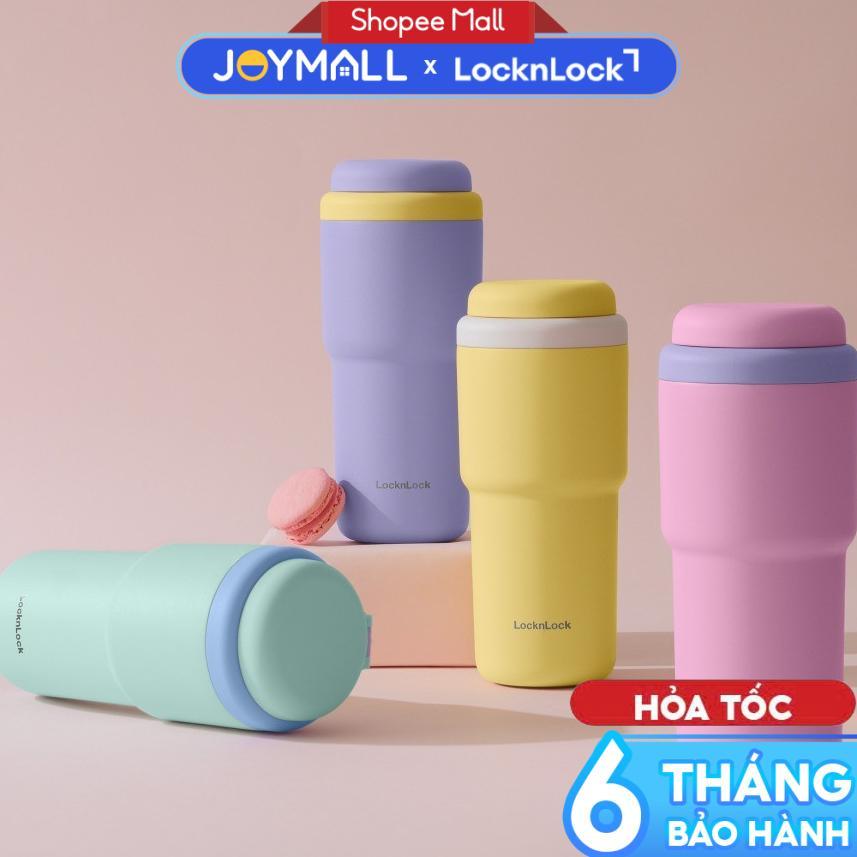 Ly Giữ Nhiệt LocknLock Daily Macaron Tumbler LHC3292 480ml, Hàng Chính Hãng,Khoá Đôi An Toàn-JoyMall