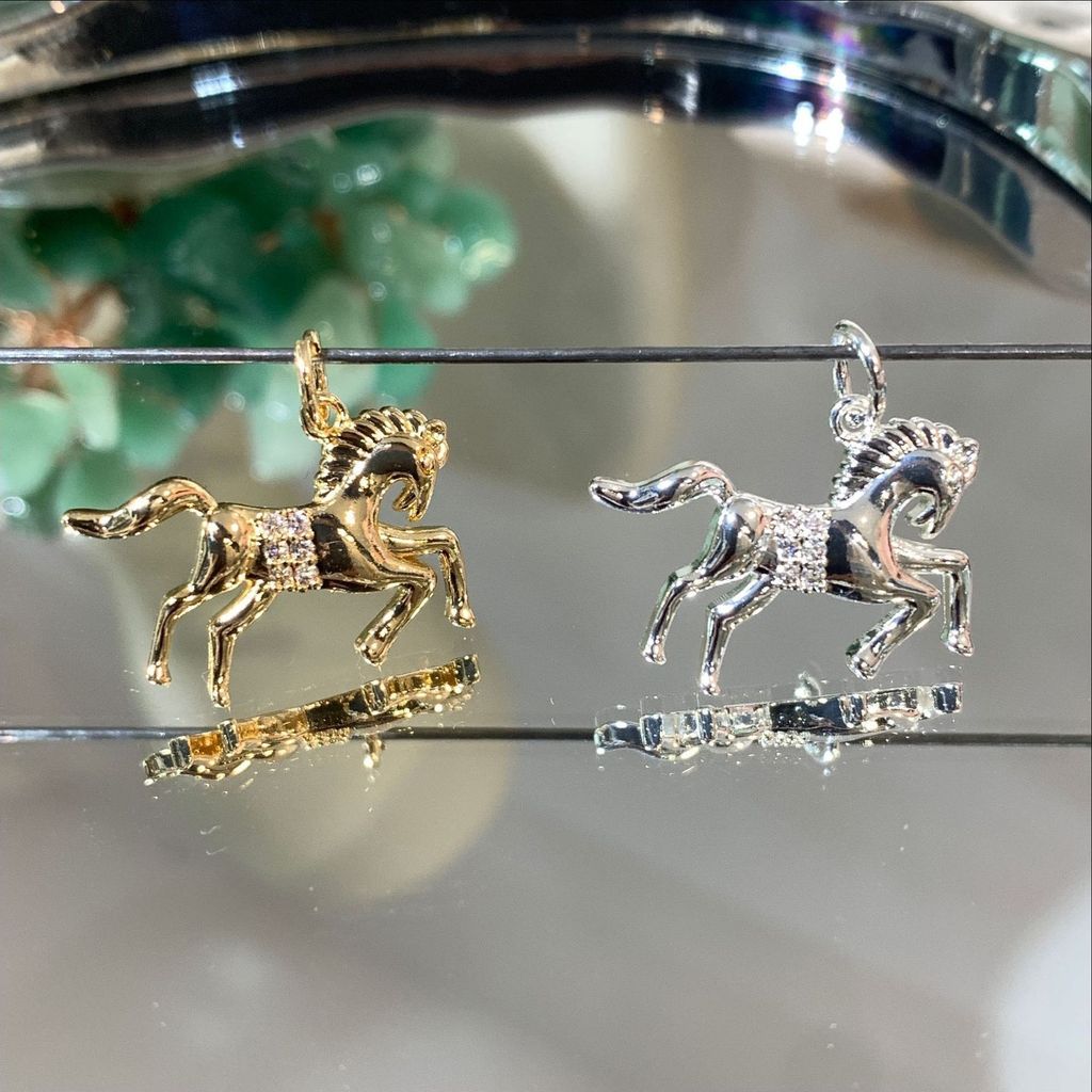 Mặt dây chuyền 14k War Horse diy Phụ kiện