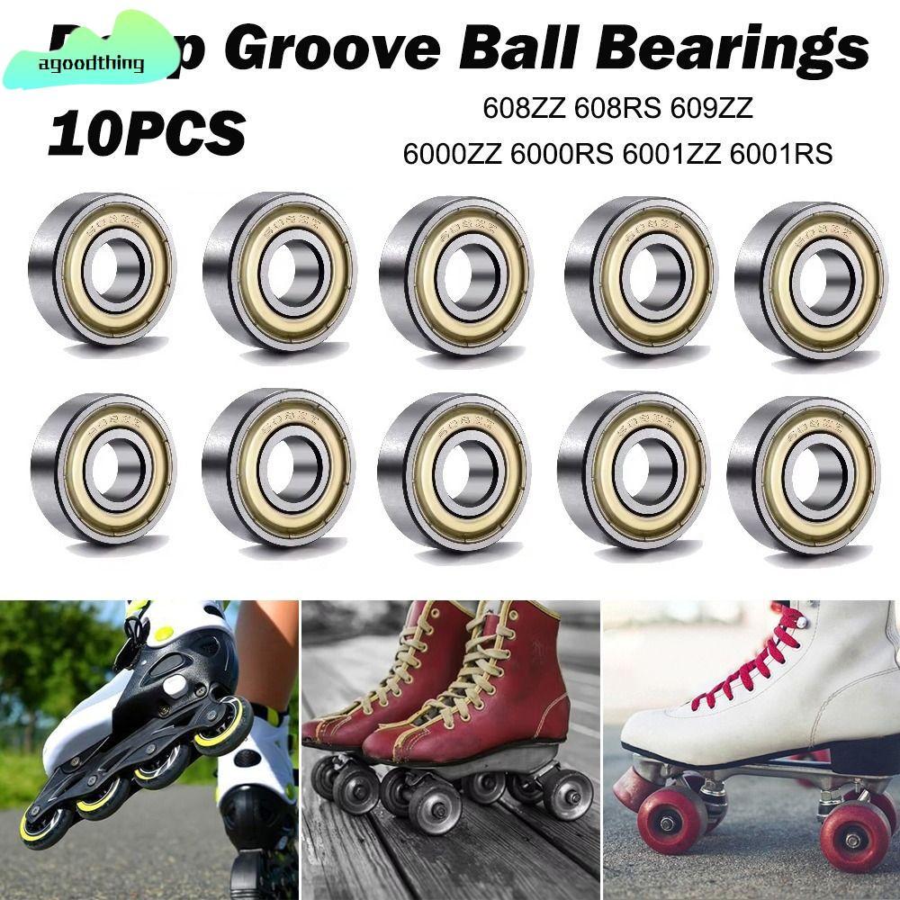 Vòng bi kim loại AGOODTHING, Vòng bi 609ZZ 608RS, Vòng bi đôi được bảo vệ 6000ZZ 6000RS 6001ZZ 6001R