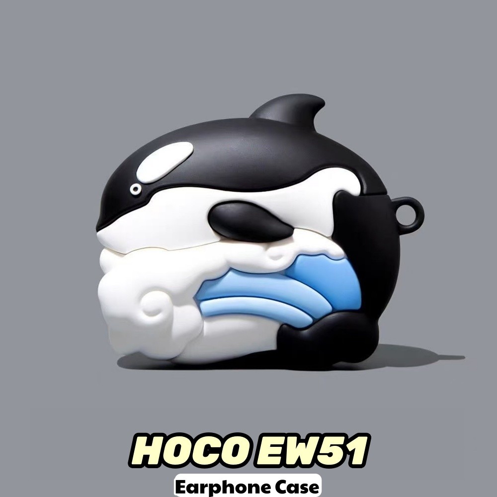 [Yoshida] Dành cho vỏ HOCO EW51 Vỏ silicon mềm Phim hoạt hình dễ thương Vỏ tai nghe Charizard