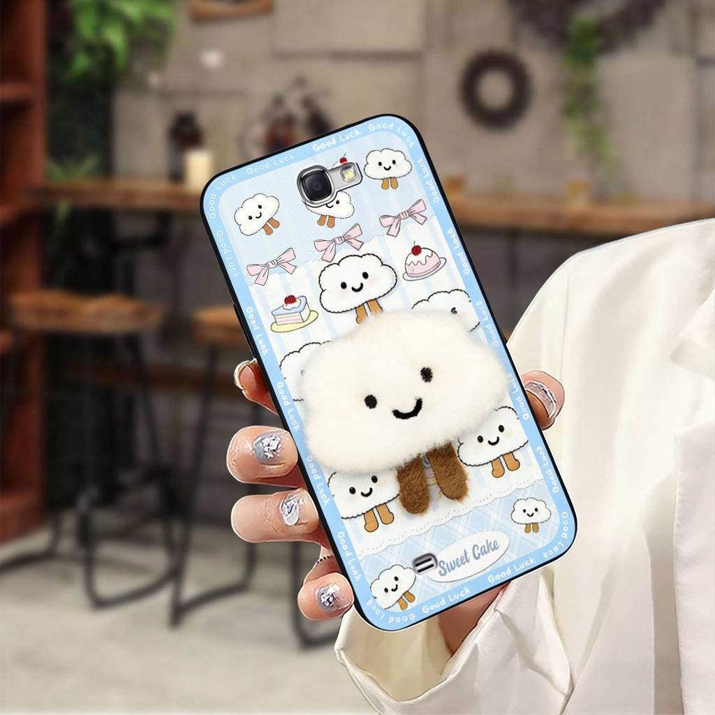 Ốp Điện Thoại Miếng Dán Vải Ba Chiều Cho Samsung Galaxy Note2 / N7100 Bảo Vệ Chống Va Đập Bọc Toàn B