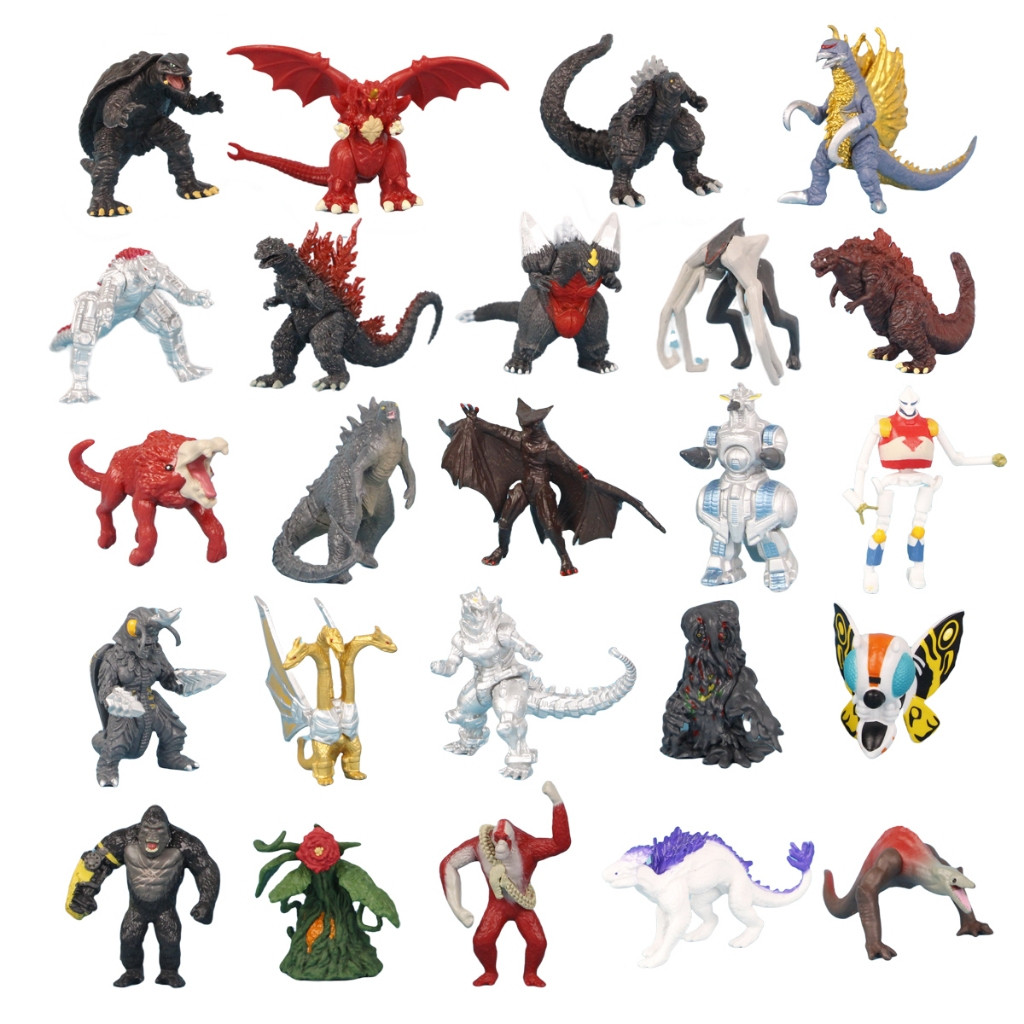 [Koala nhỏ] 24 mẫu Trọn bộ Godzilla vs King Kong Golden Ghidorah Mothra Muto Skeleton Bò sát Quái vậ