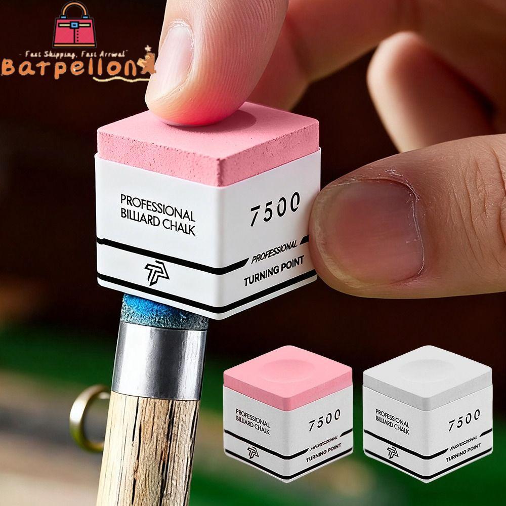 Phấn bi-a BARPELLON TP7500, Phấn bi-a màu hồng / xám chống trượt, Phấn bi-a vuông phấn bi-a Phụ kiện