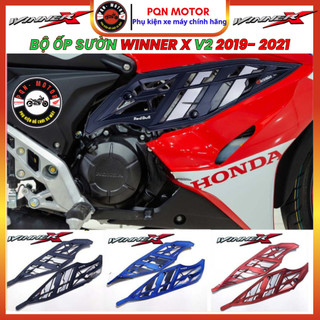 Bộ Ốp Sườn & Ốp Lốc Máy Cho Honda Winner X 2019 2020 2021 Tặng Pát Gắn Kiểu Z1000 Độ Xe Đẹp