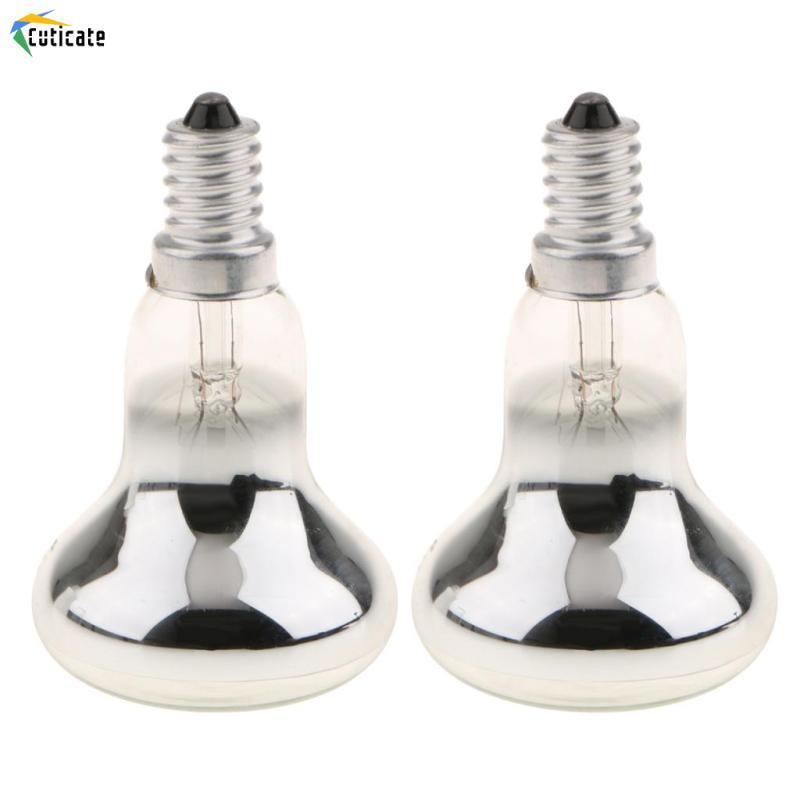 2x R50 E14 SES Đèn Bóng Đèn Phản Quang Điểm Bóng Đèn Vít Nhỏ 40W 2 Chiếc 40W