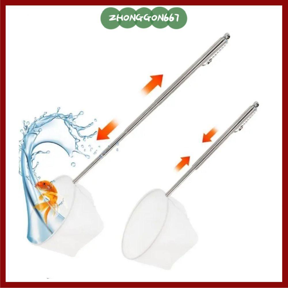 Tôm kính thiên văn ZHONGGON67, Cá vàng có tay cầm dài có thể mở rộng, Lưới cá trắng kính thiên văn c