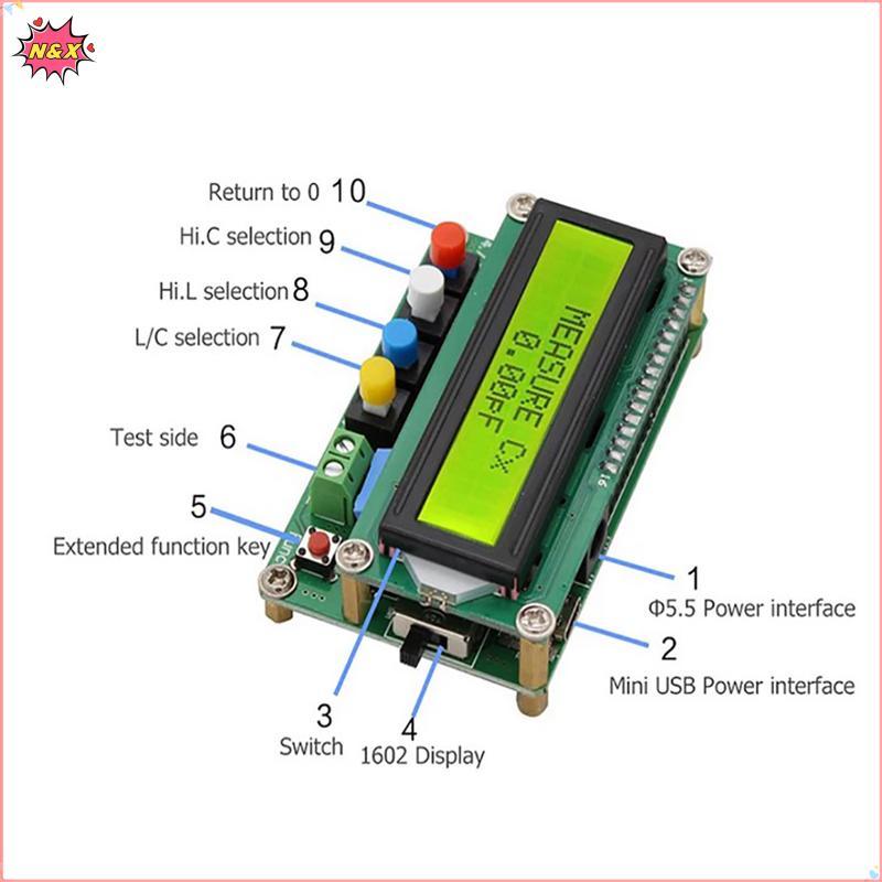 Máy kiểm tra điện dung L / C cảm ứng LCD kỹ thuật số LC100-A LCD có độ chính xác cao.