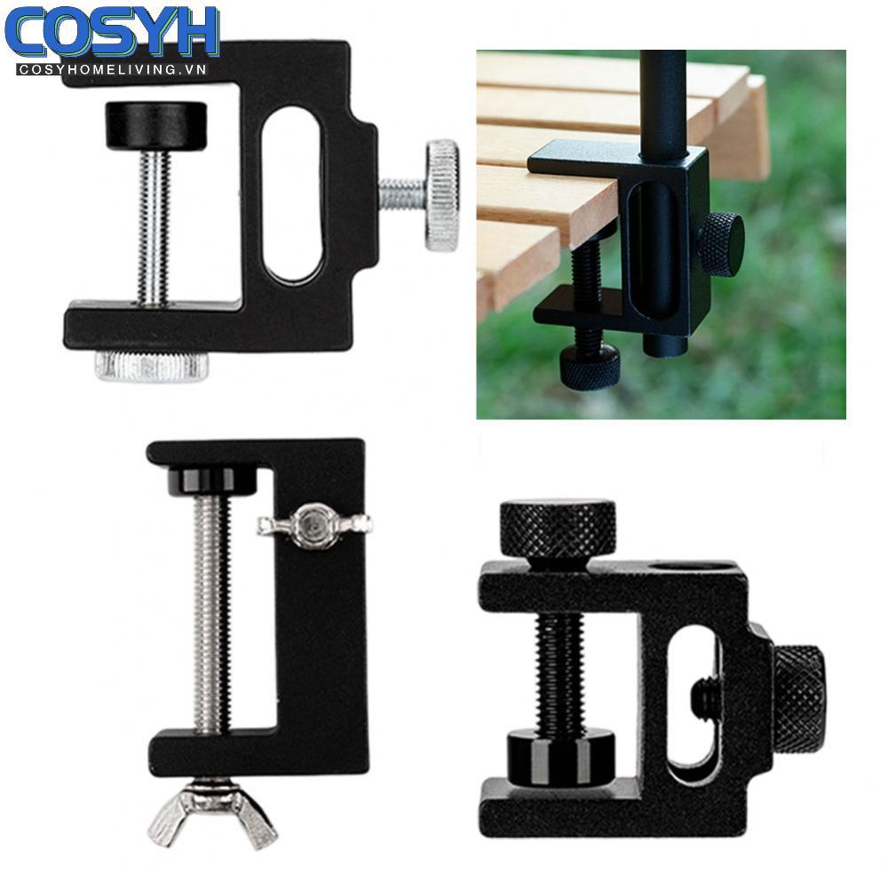 <cosyh>Camping Table Clip Stainless Steel Parts Compact Storage Rack Portable Clamp