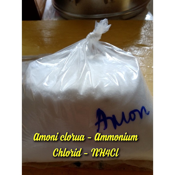 (Bao 25kg - 11,5k/kg) Muối Amoni Clorua (amonium chloride) - NH4Cl. 1kg - Ammonium chloride. ĐD
