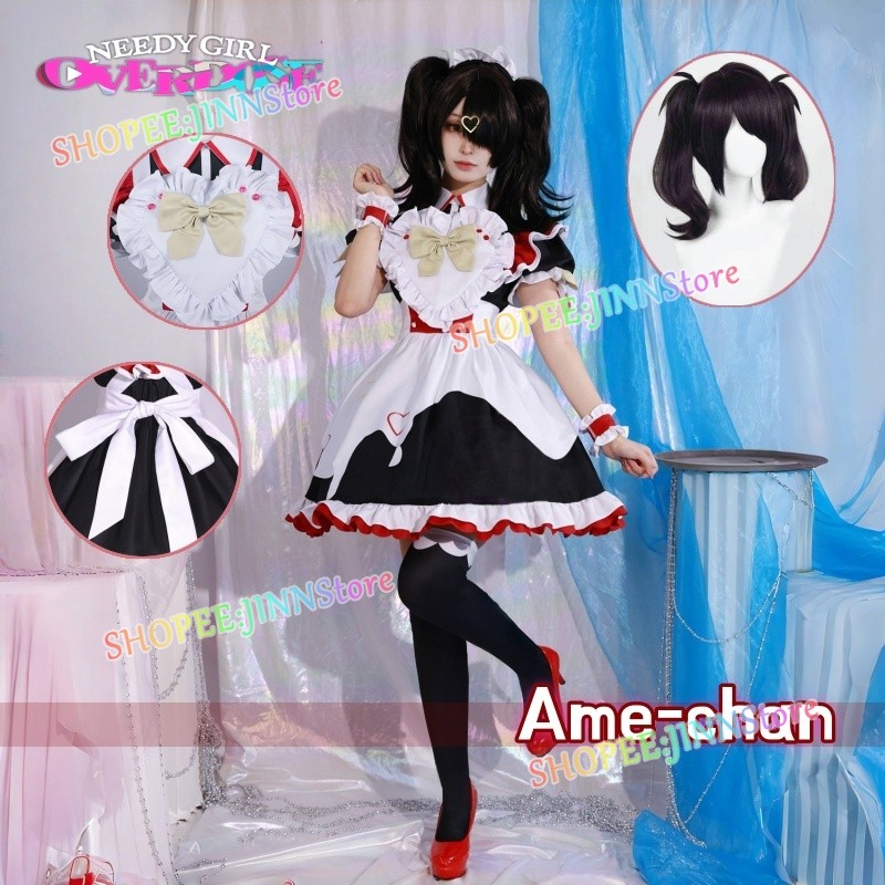 -JINN-NEEDY STREAMER Overload Cosplay Maid Suit của AME-CHAN KANGEL, Trang Phục phù hợp cho các buổi