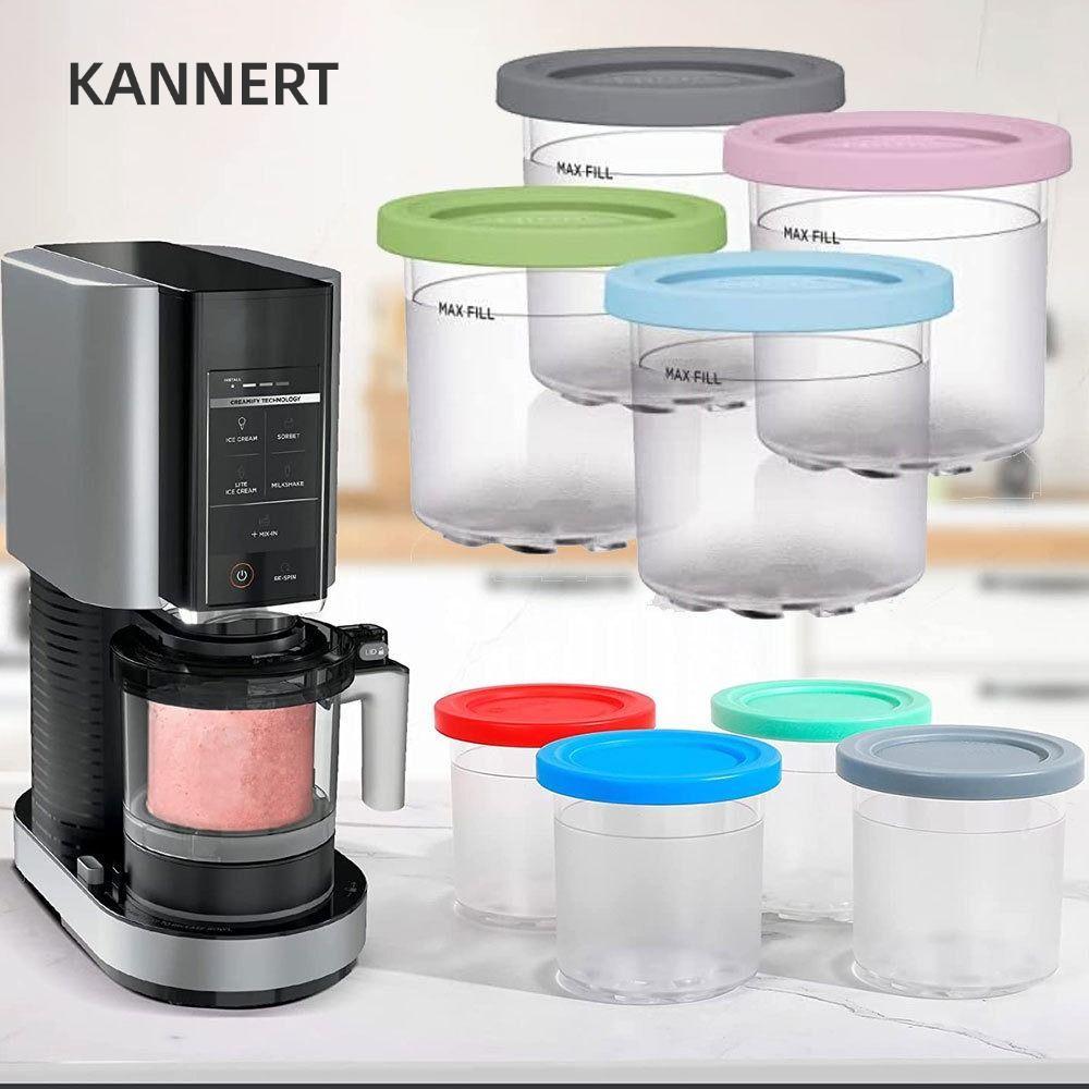KANNERT 12 / 4 Hộp Đựng Kem Nhựa Chống Rò Rỉ Cho NC301 NC300 NC299AM Chai Bảo Quản Lọ Cho Ninja Crea