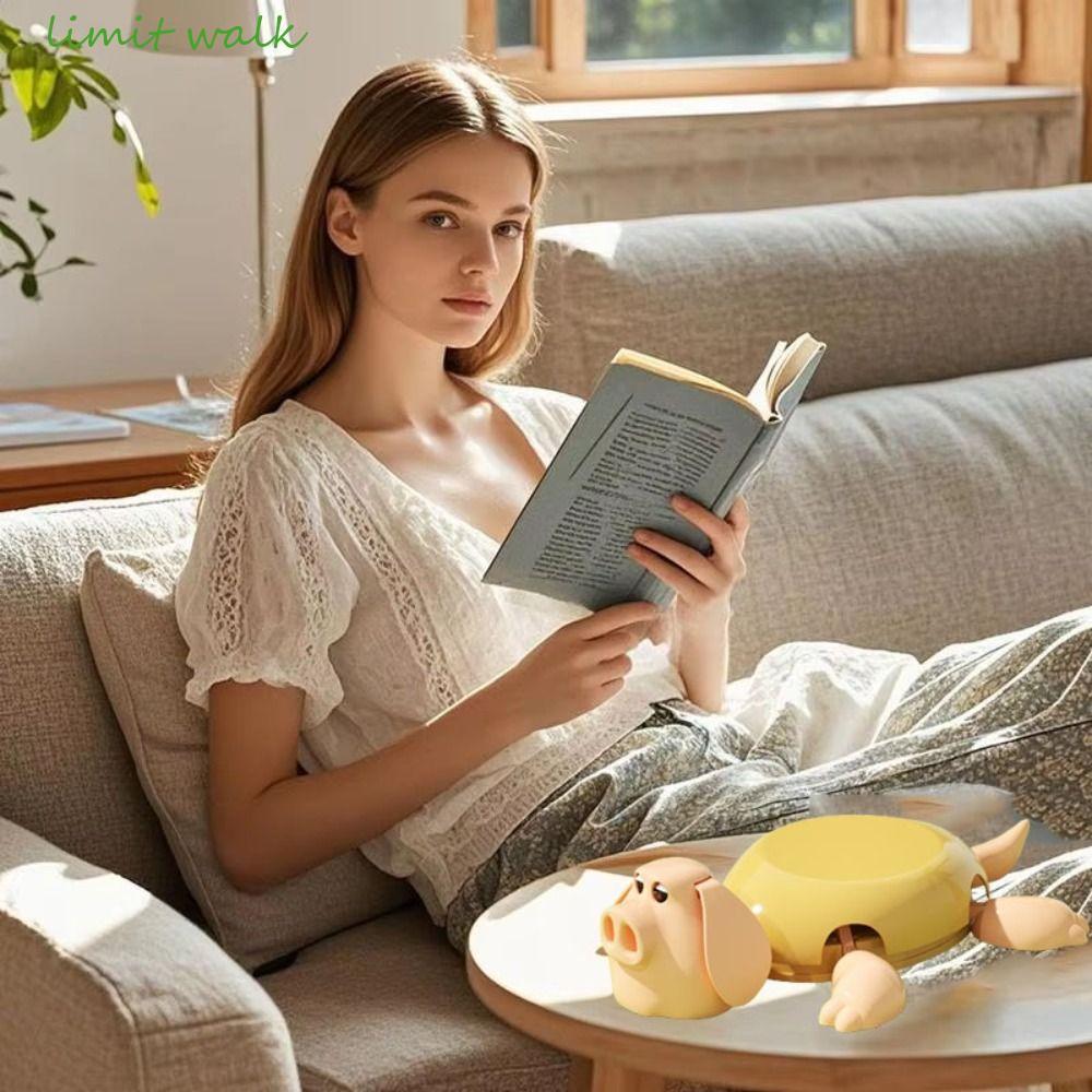 GIỚI HẠN WALK Piggy Cup Pad Đồ chơi Quirky, ABS Press Panicked Piggy Coaster, Piggy cách nhiệt Mat F