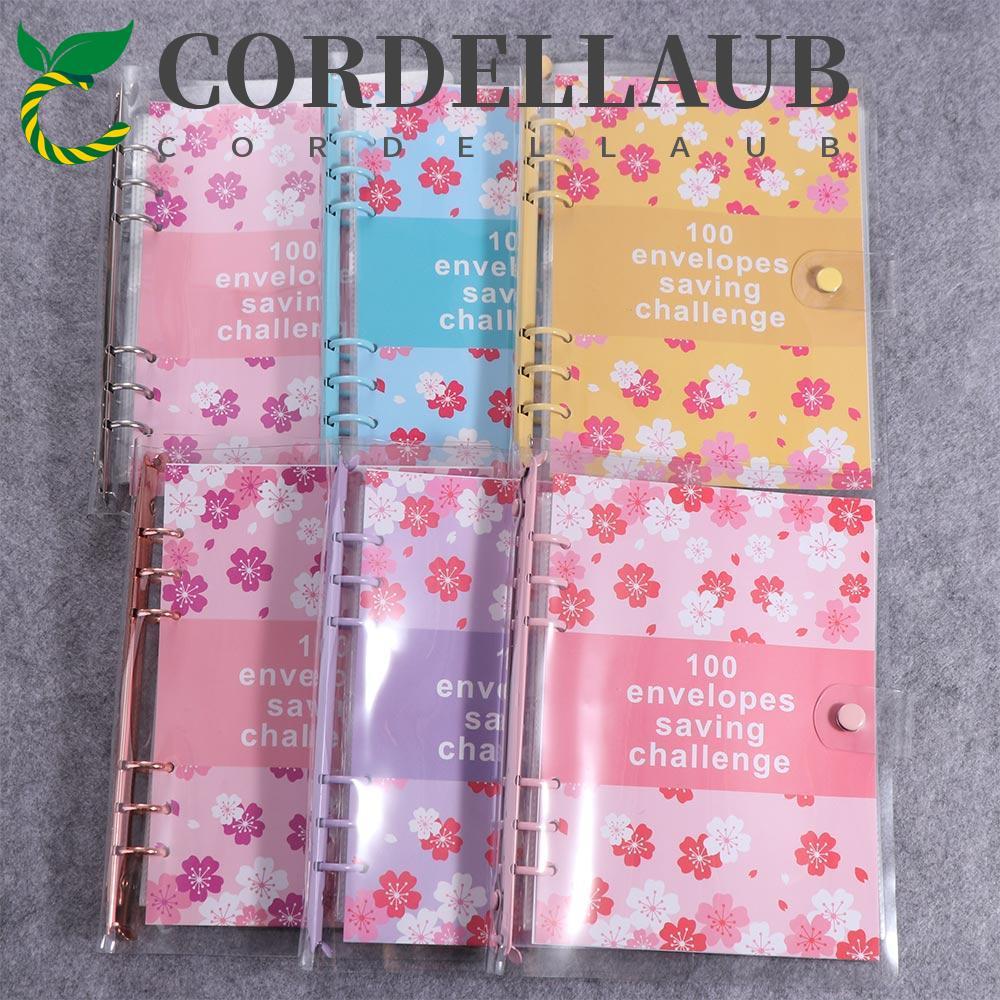 CORDELLAUB 100 Thử thách tiết kiệm phong bì, Tiết kiệm tiền 100 Phong bì 100 Chất kết dính thử thách